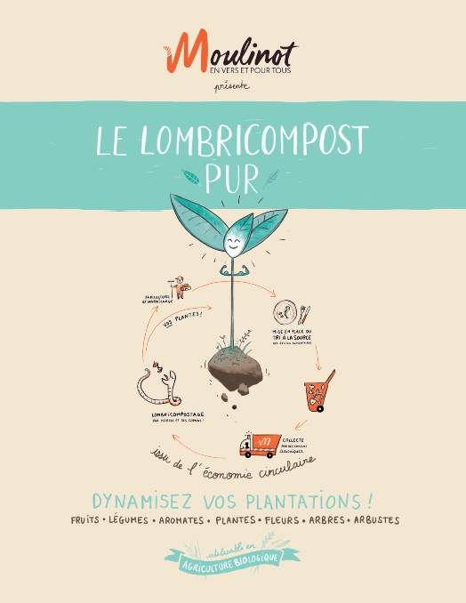 LOMBRICOMPOST PUR - 2,5 KG RECTO